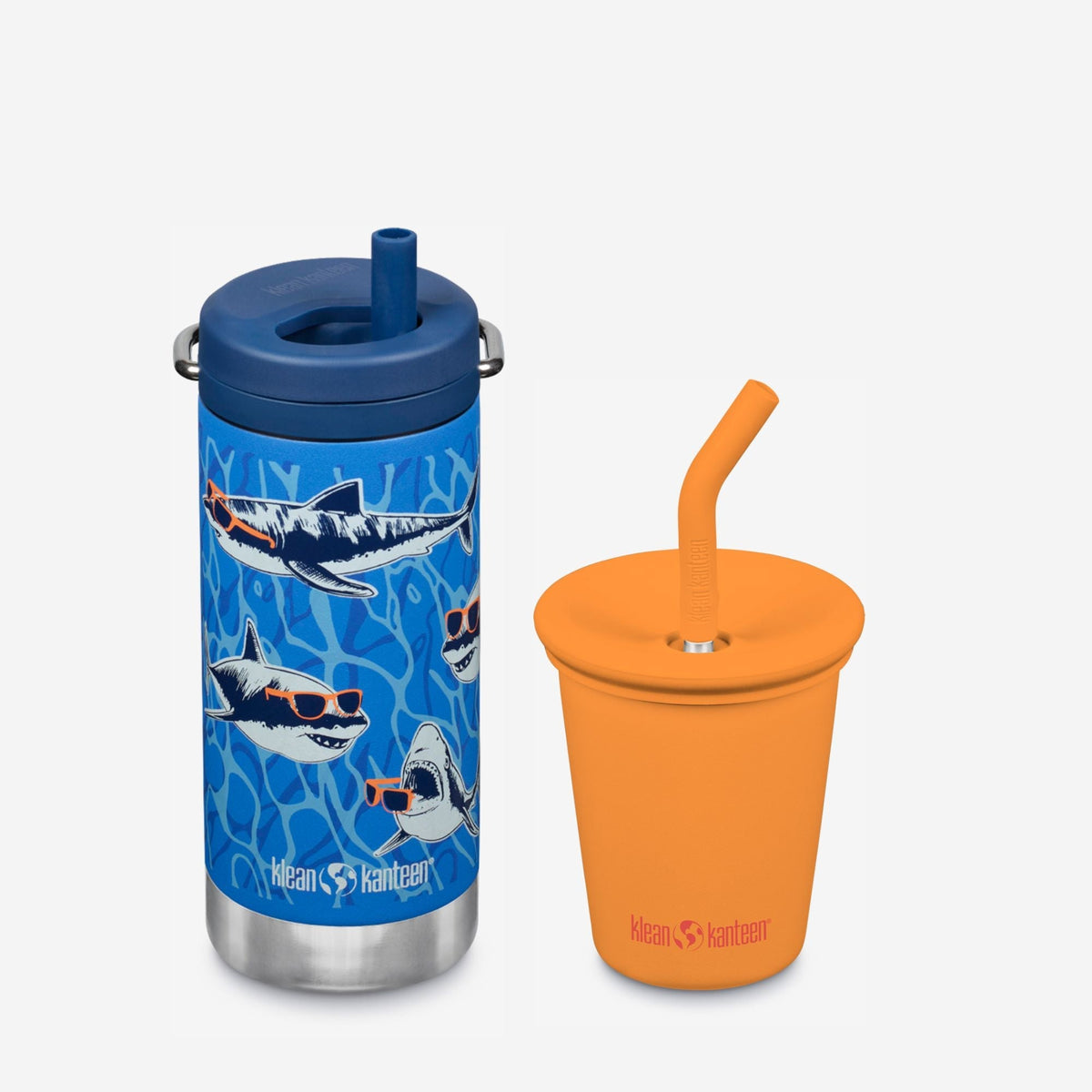 Kid's Sippy Cup and Wide Water Bottle Set