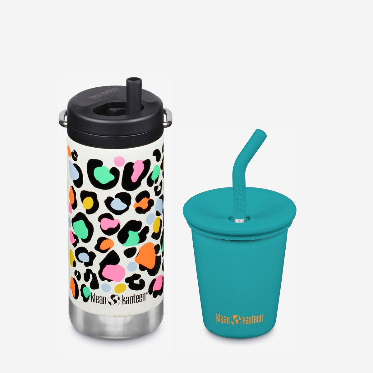 Kid's Sippy Cup and Wide Water Bottle Set