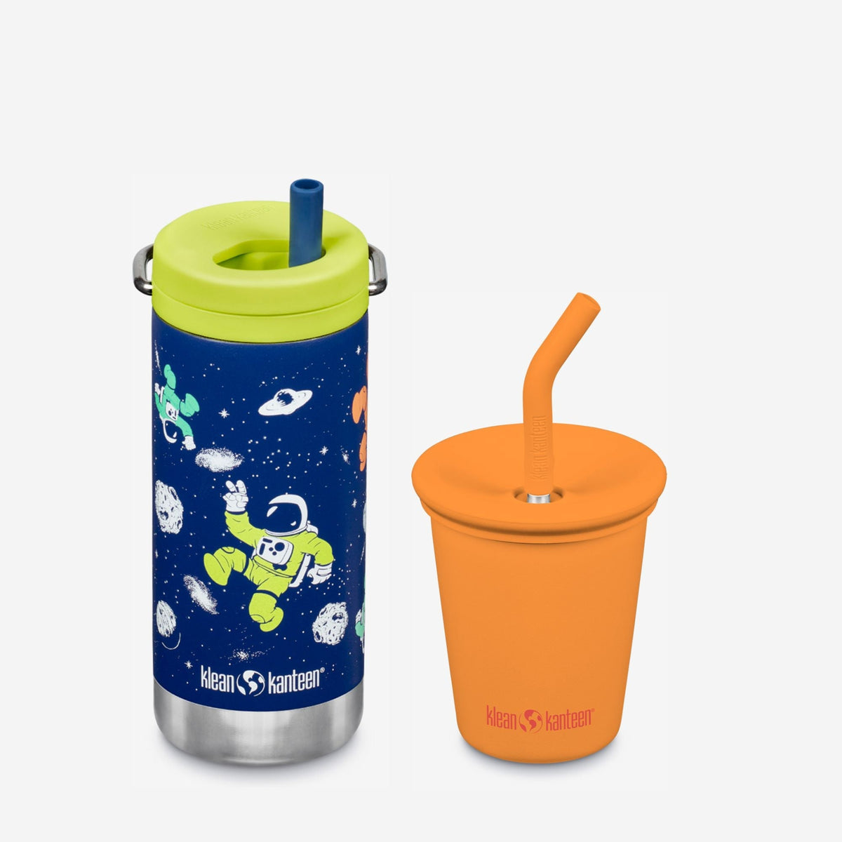 Kid's Sippy Cup and Wide Water Bottle Set